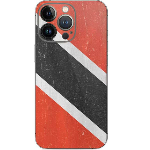 Trinidad and Tobagao Flag Distressed iPhone 15 Pro Skin